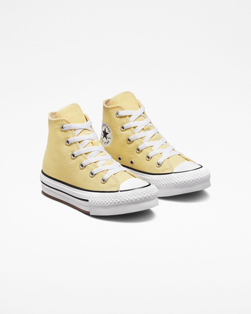 Zapatos Plataforma Converse Chuck Taylor All Star Lift Altas Niño Naranjas Blancas Negras | PE 24W0PL